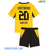 Camisa de time de futebol Borussia Dortmund Marcel Sabitzer #20 Replicas 1º Equipamento Infantil 2026-27 Manga Curta (+ Calças curtas)